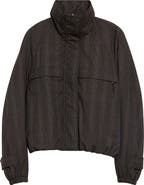 Acne Studios Odilla Mouline Wool Blend Bomber Jacket