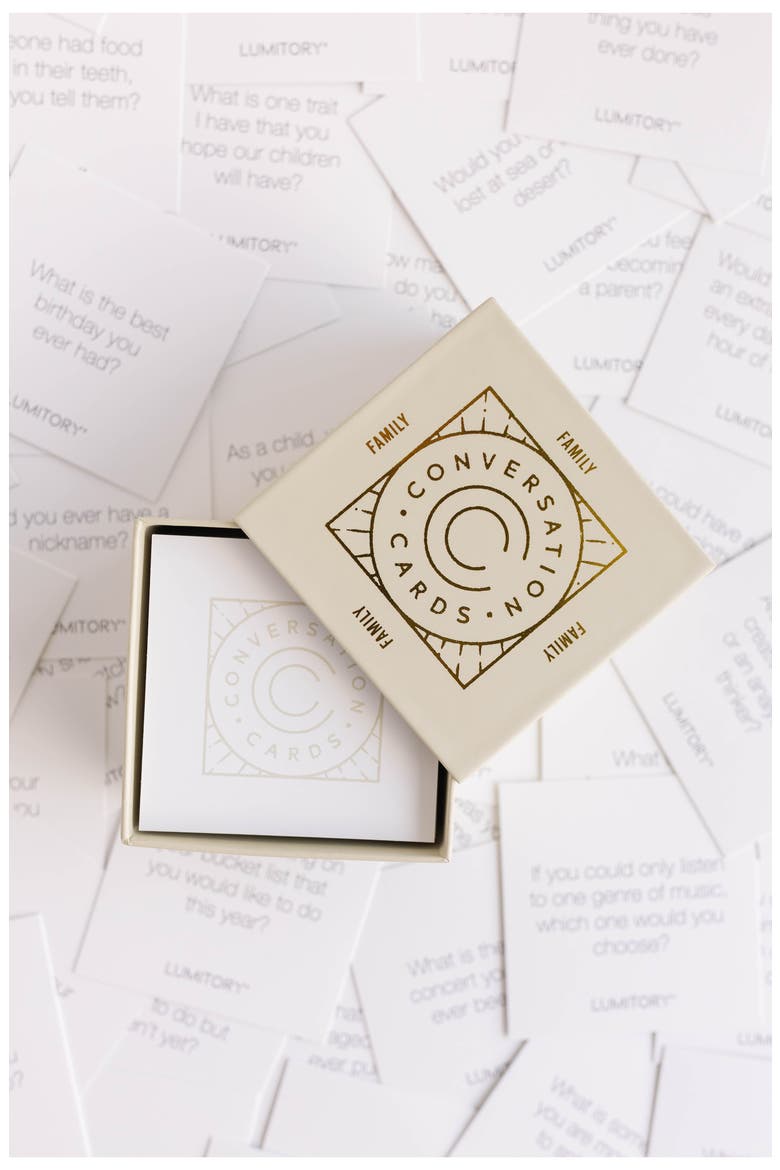 Family Conversation Cards, Alternate, color, CHAMPAGNE
