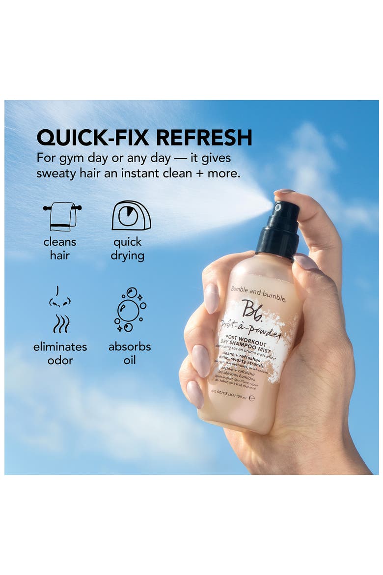 Prêt-à-Powder Post Workout Dry Shampoo Mist, Alternate, color, NO COLOR