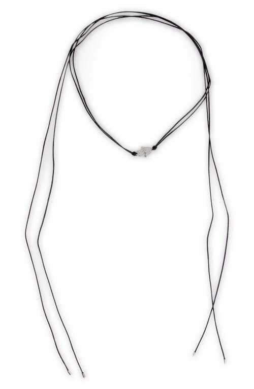 Saachi Pavé Crystal Hamsa Choker Necklace In Metallic