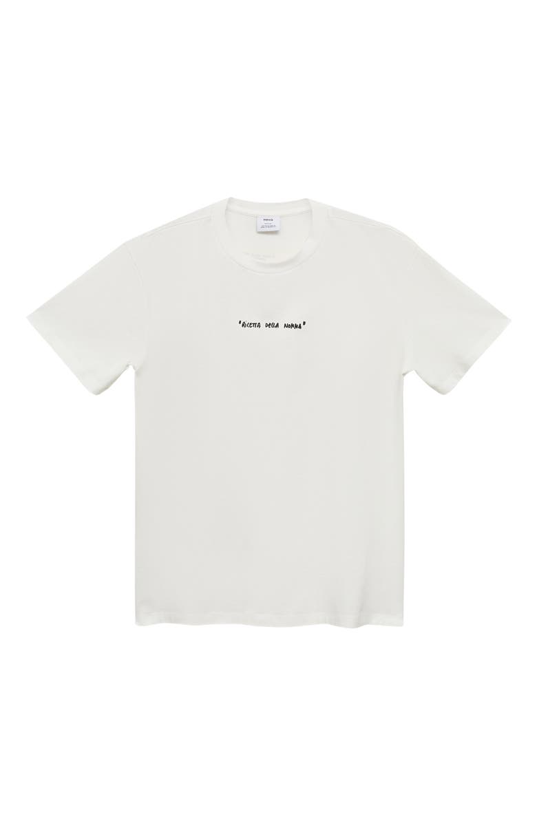 MANGO Ricetta Della Nonna Graphic T-Shirt, Alternate, color, 