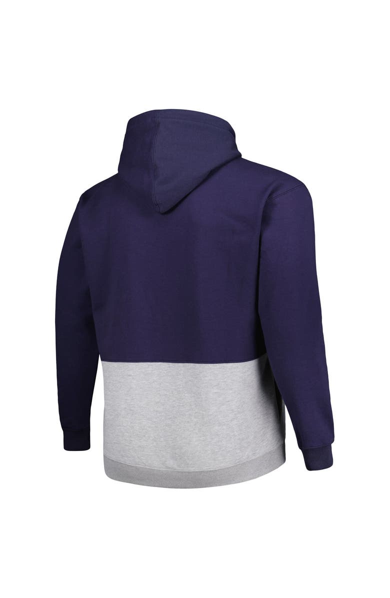 PROFILE Men's Navy/White Houston Astros Big & Tall Fleece Half-Zip Hoodie, Alternate, color, Navy