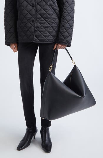 TOTEME Bevel Grained Leather Shoulder Bag | Nordstrom