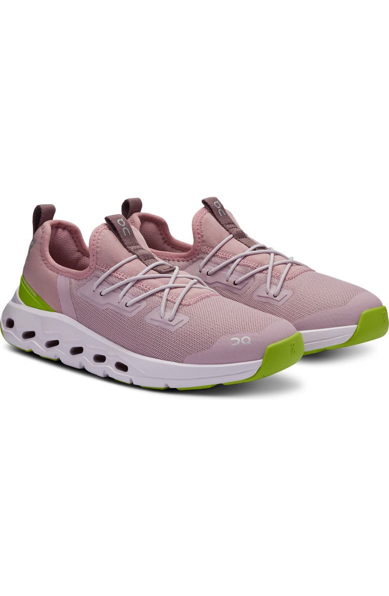 On Kids' Cloudleap Sneaker, Main, color, Mauve/Kiwi