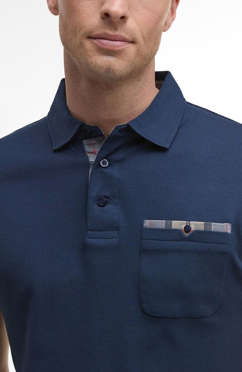 Barbour Corpatch Polo, Alternate, color, Navy