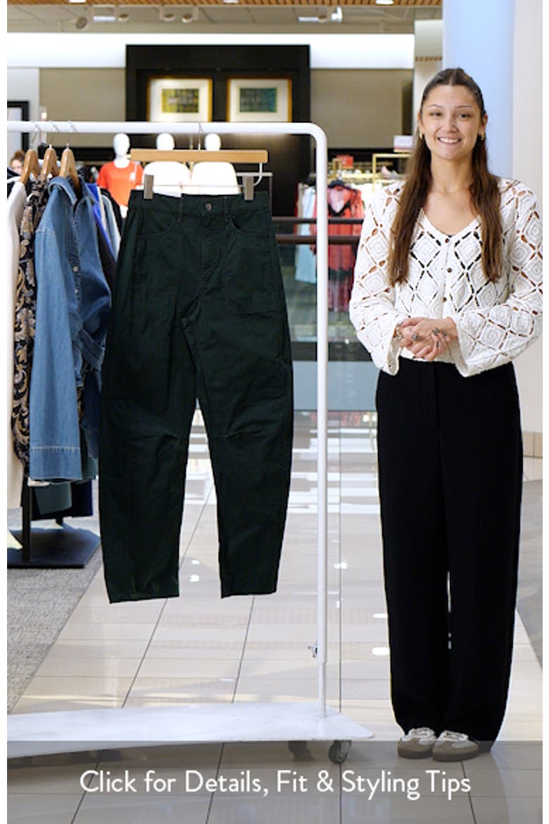 High Waist Barrel Leg Pants video