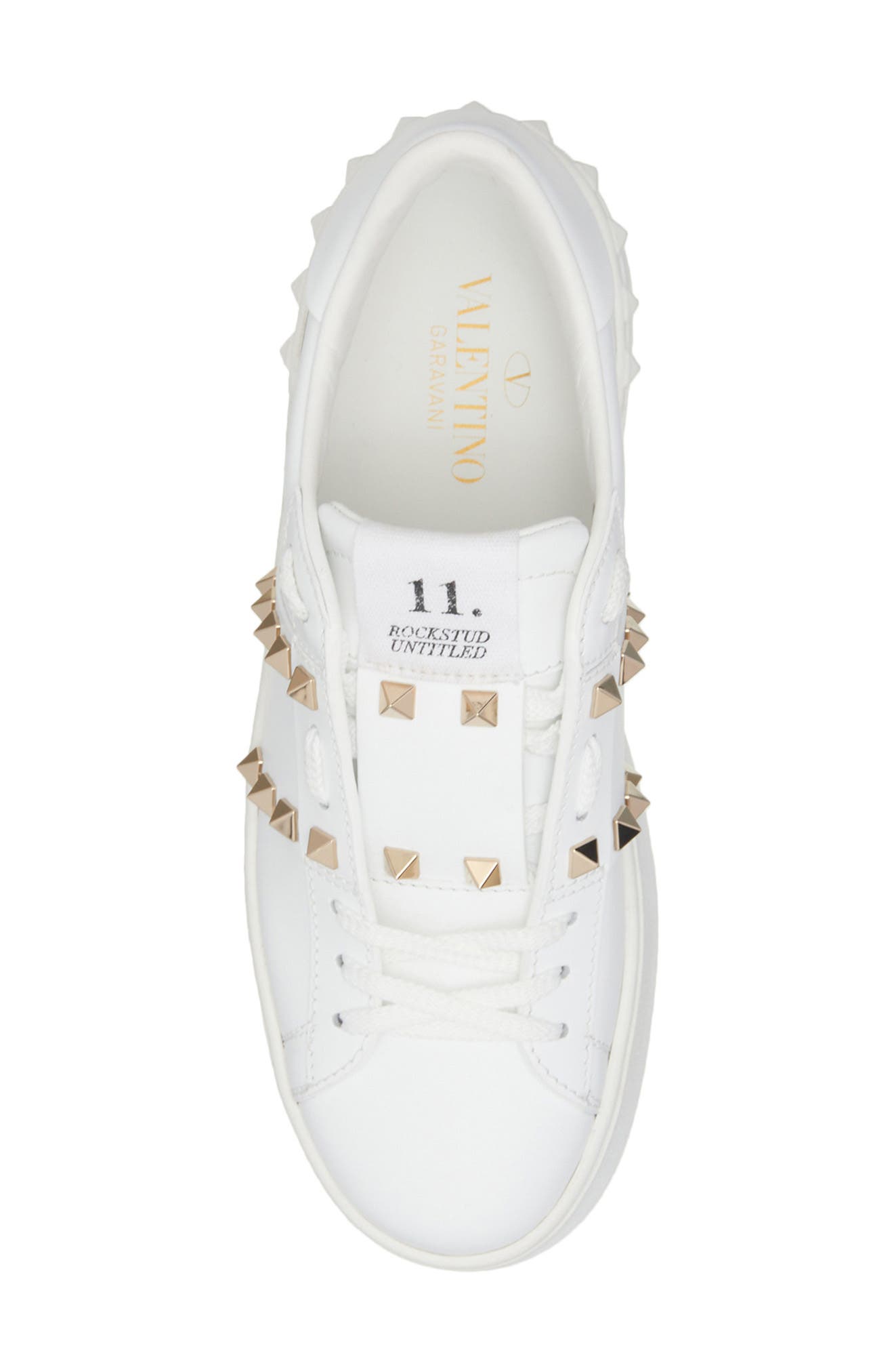 Valentino Garavani Open Untitled Rockstud Platform Sneaker, Alternate, color, 