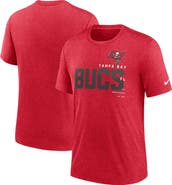 Nike Men's Nike Heather Red Tampa Bay Buccaneers Team Tri-Blend T-Shirt