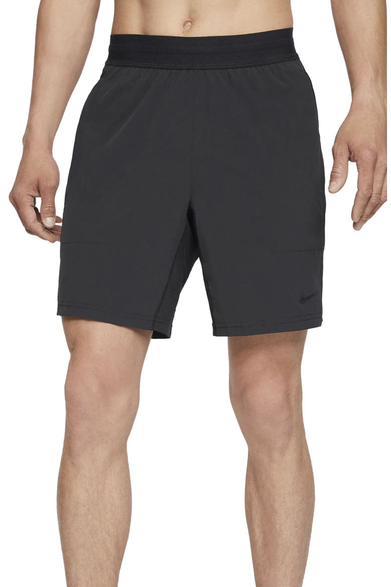 Flex Training Shorts, Main, color, BLACK/ BLACK/ IRON GREY