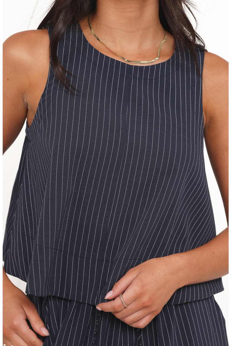 Enda Striped Top, Alternate, color, NAVY WHITE STRIPE