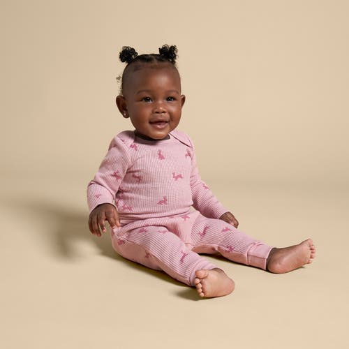 Modern Moments™ By Gerber Bodysuit & Pant Layette Set In Pink Bunnies