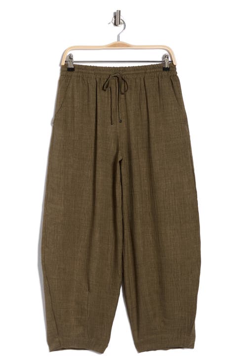 Drawstring Lantern Pants