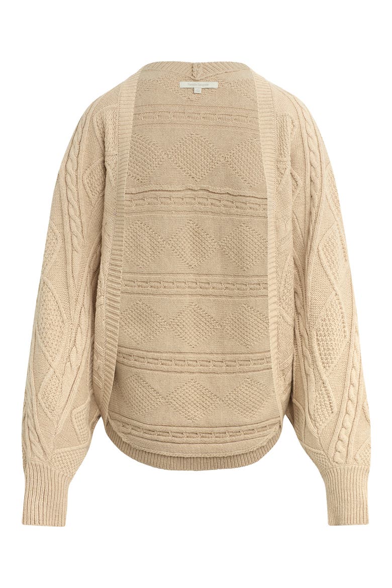 Layla Shrug, Alternate, color, CREAM