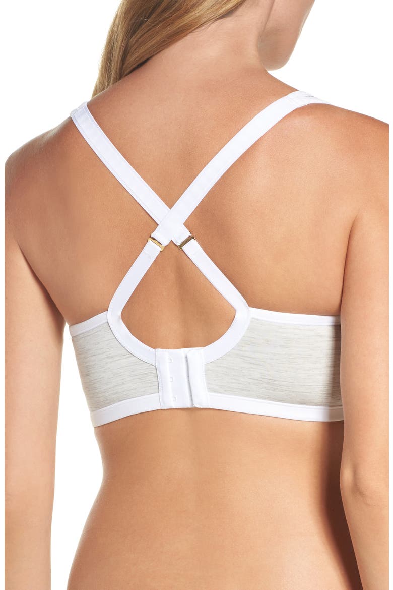 Yogi Convertible Sports Bra, Alternate, color, FEATHER GR