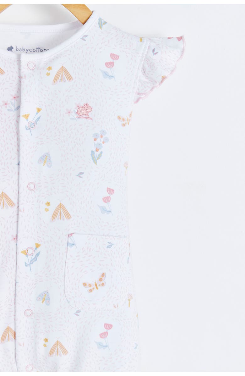 Babycottons Premium Peruvian Pima Cotton Delphine Short Romper for Infant, Alternate, color, 