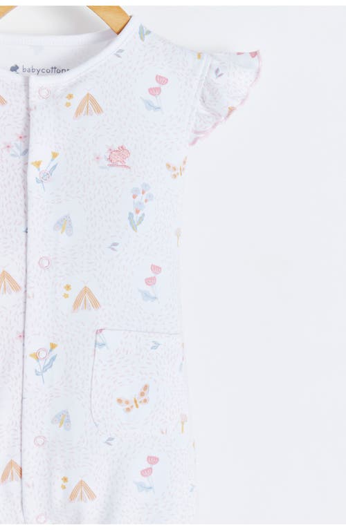 Babycottons Delphine Short Romper In Full Print