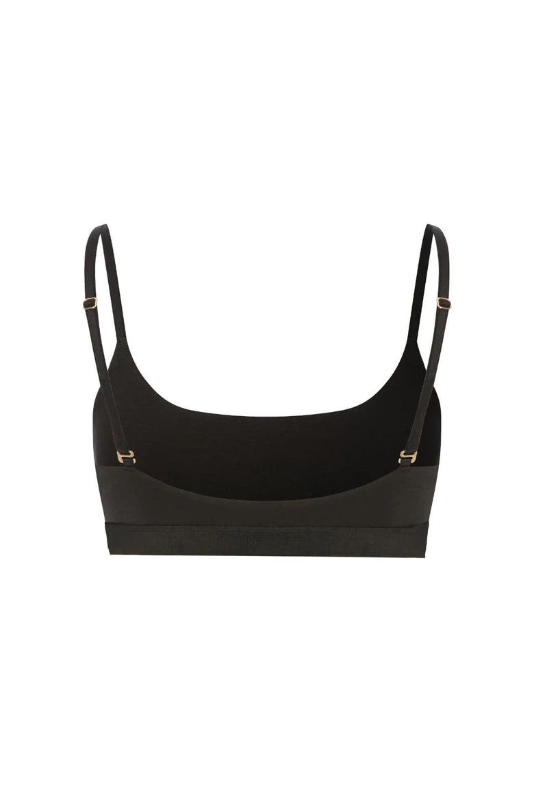 Nora Extra Soft Modal Bralette, Alternate, color, Black