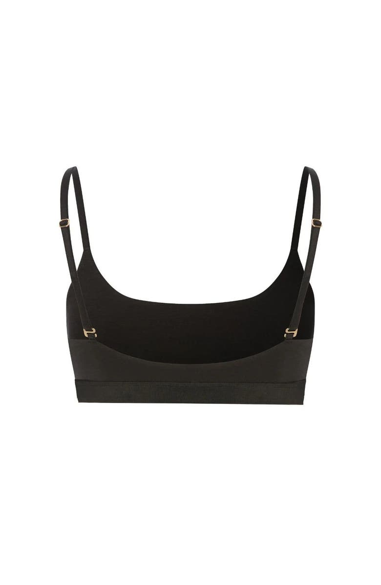 House Of Silk Nora Extra Soft Modal Bralette, Alternate, color, Black