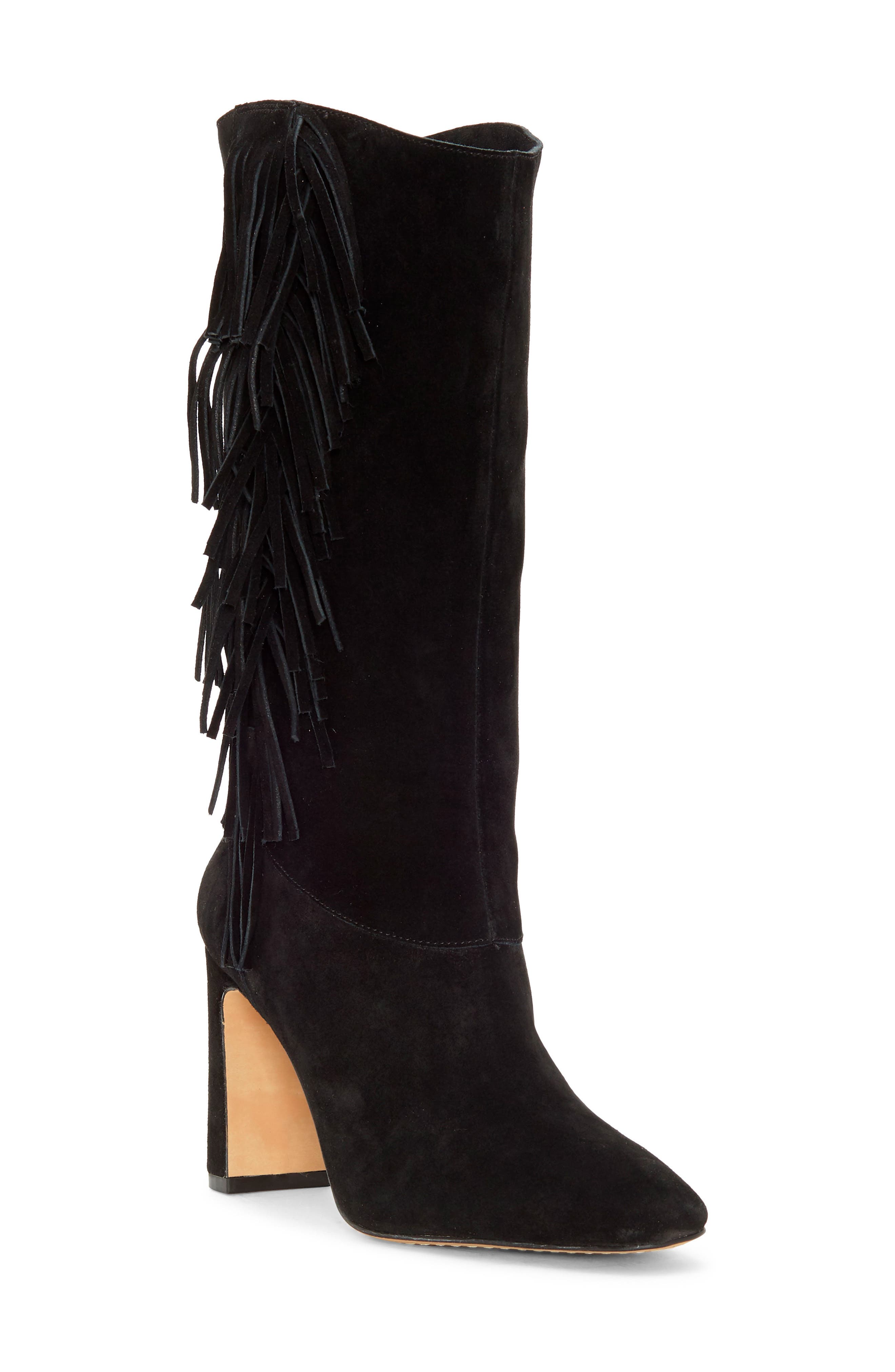 Vince Camuto Sterla Fringe Boot, Main, color, 