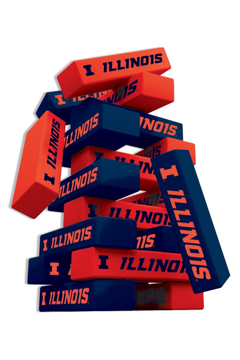 Illinois Fighting Illini Tumble Tower, Alternate, color, Multicolor