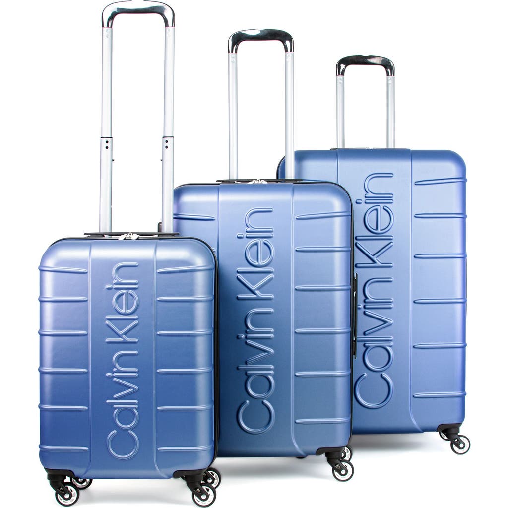 Shop Calvin Klein Bowery 3 Piece Set In Blue Steel