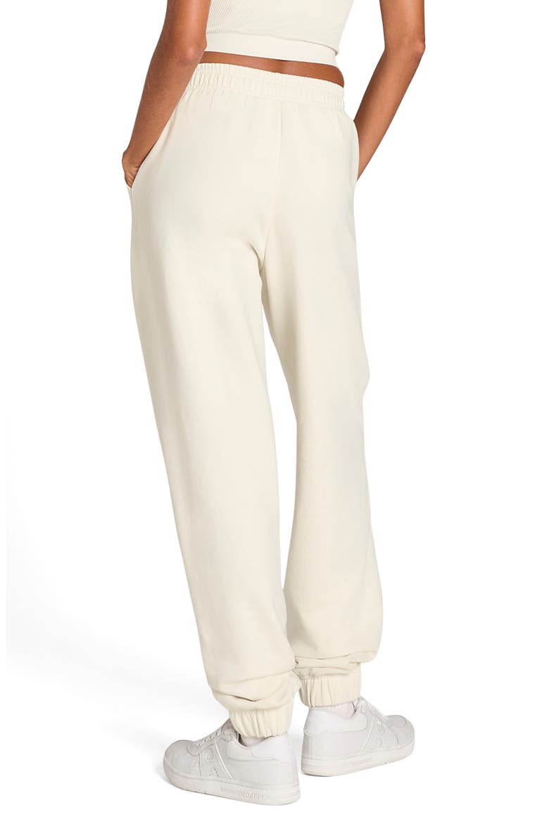 Relaxed French Terry Joggers, Alternate, color, SANDRIFT
