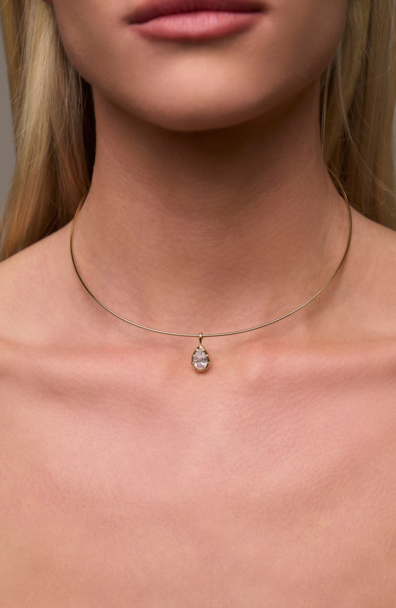 LILI CLASPE Mara Pear Charm, Alternate, color, Gold