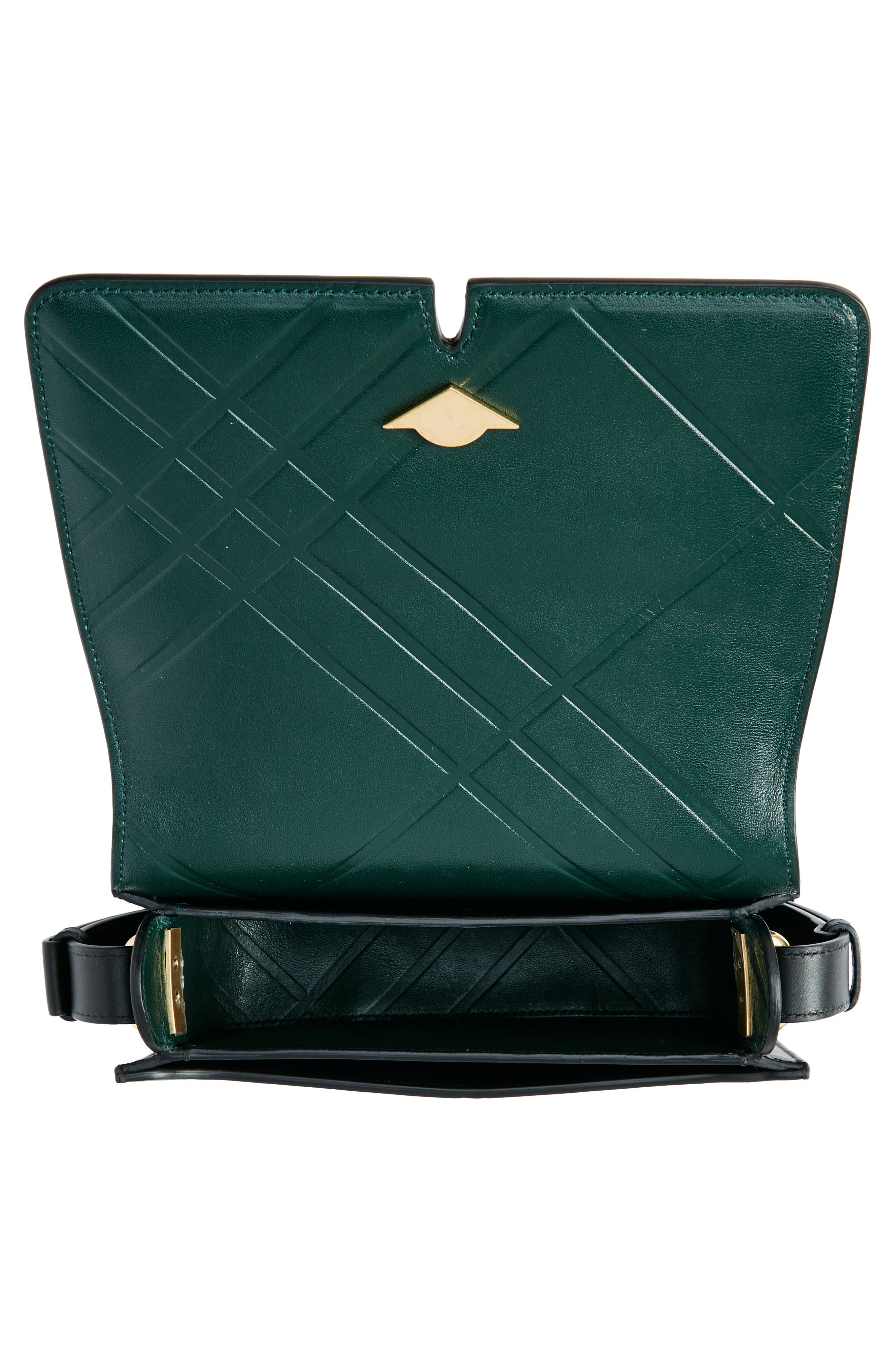 Burberry Snip Leather Crossbody Bag, Alternate, color, 
