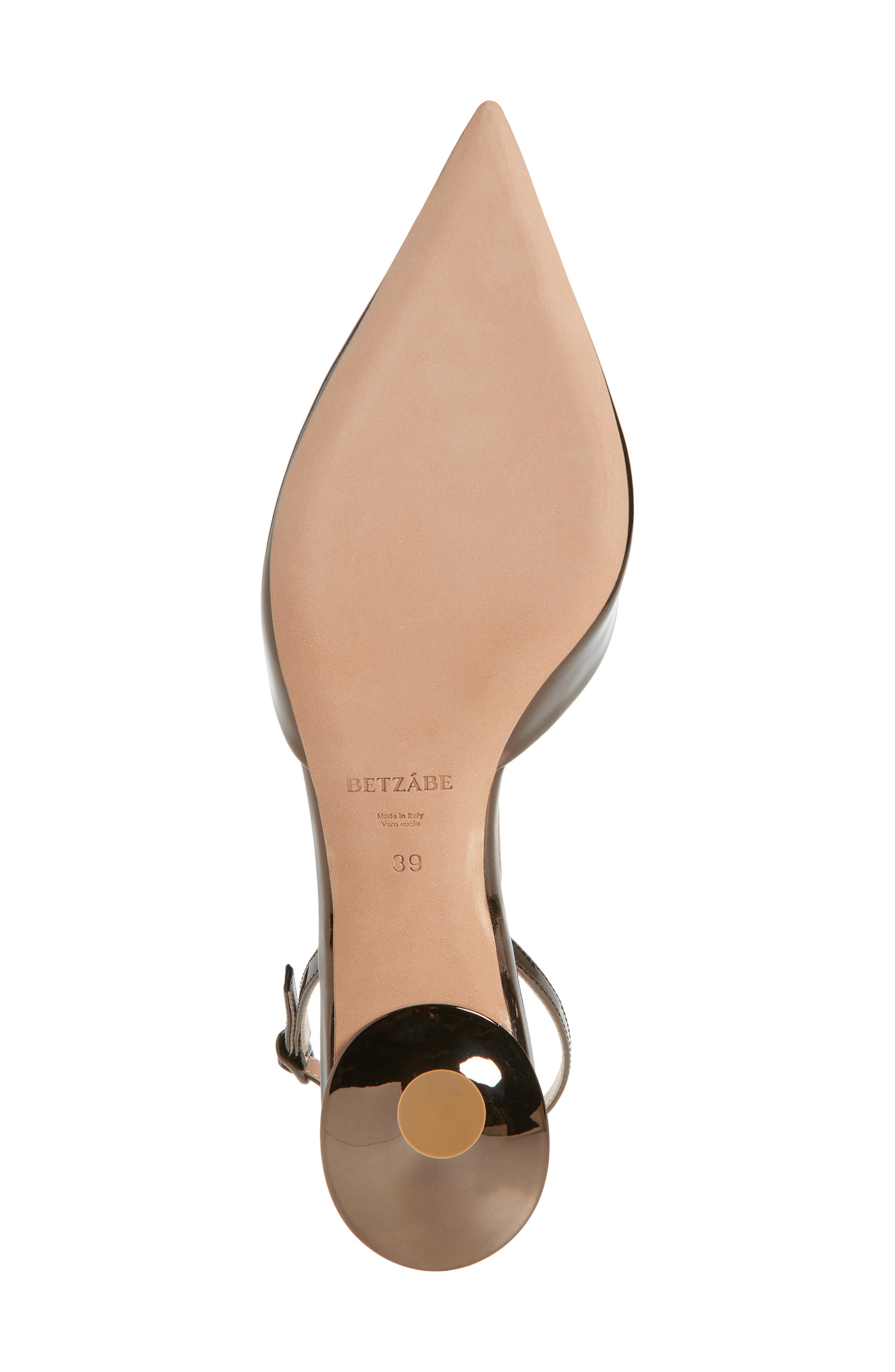 BETZÁBE Sofia Metallic Slingback Pump, Alternate, color, Metallic Rust/ Copper