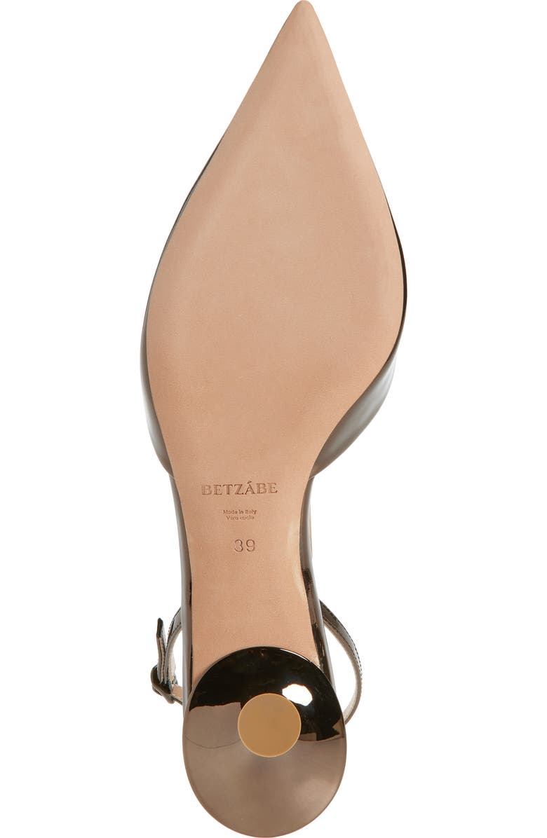 BETZÁBE Sofia Metallic Slingback Pump, Alternate, color, Metallic Rust/ Copper