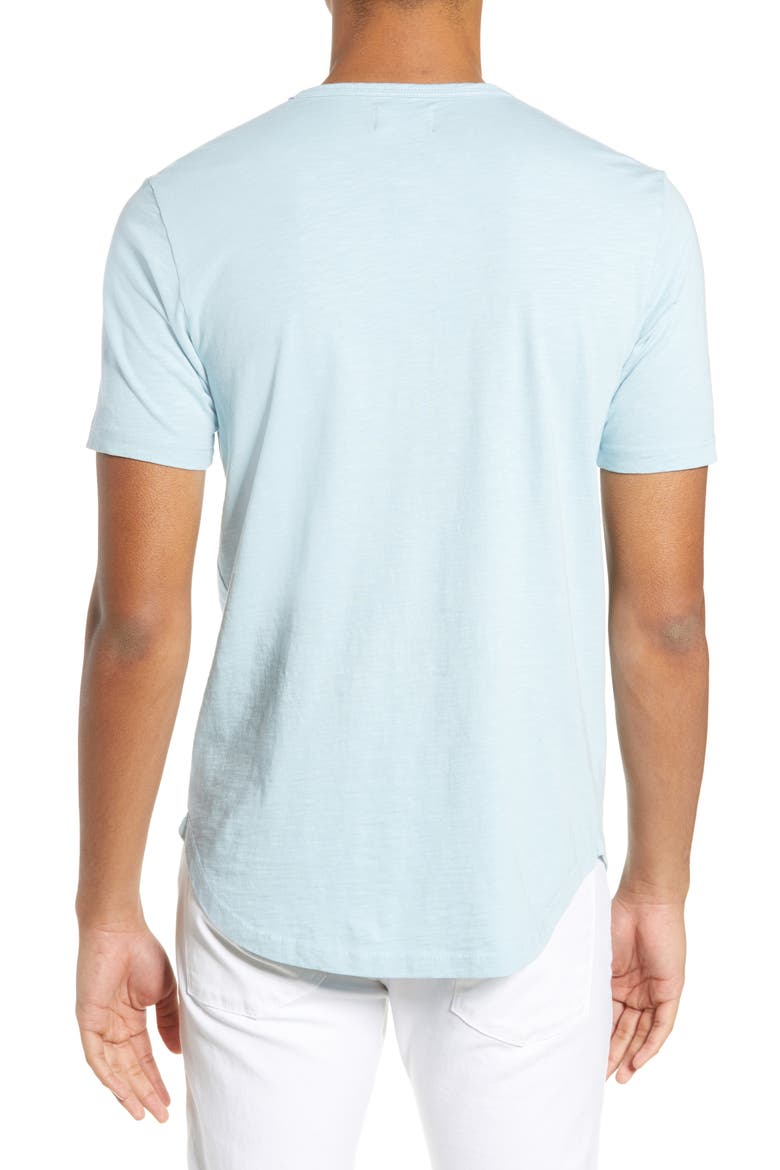 Slim Fit Henley T-Shirt, Alternate, color, DREAM BLUE