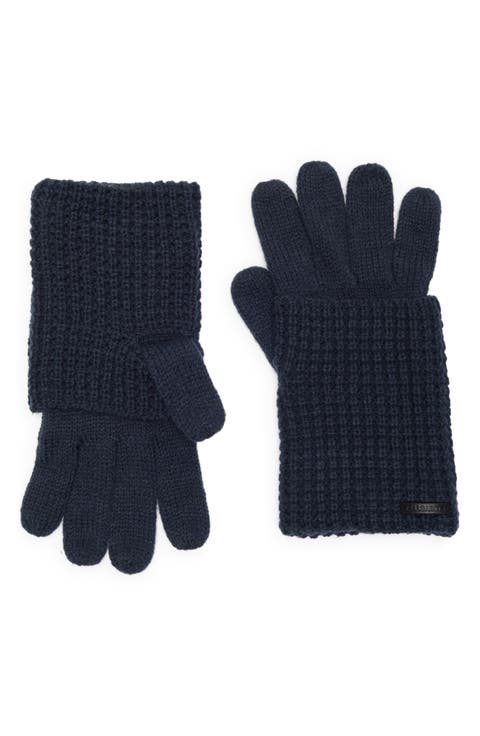 Mixed Stitch Gloves