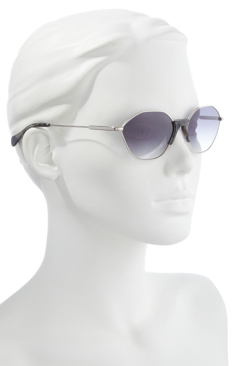Isaac Mizrahi New York 55mm Geometric Sunglasses, Alternate, color,