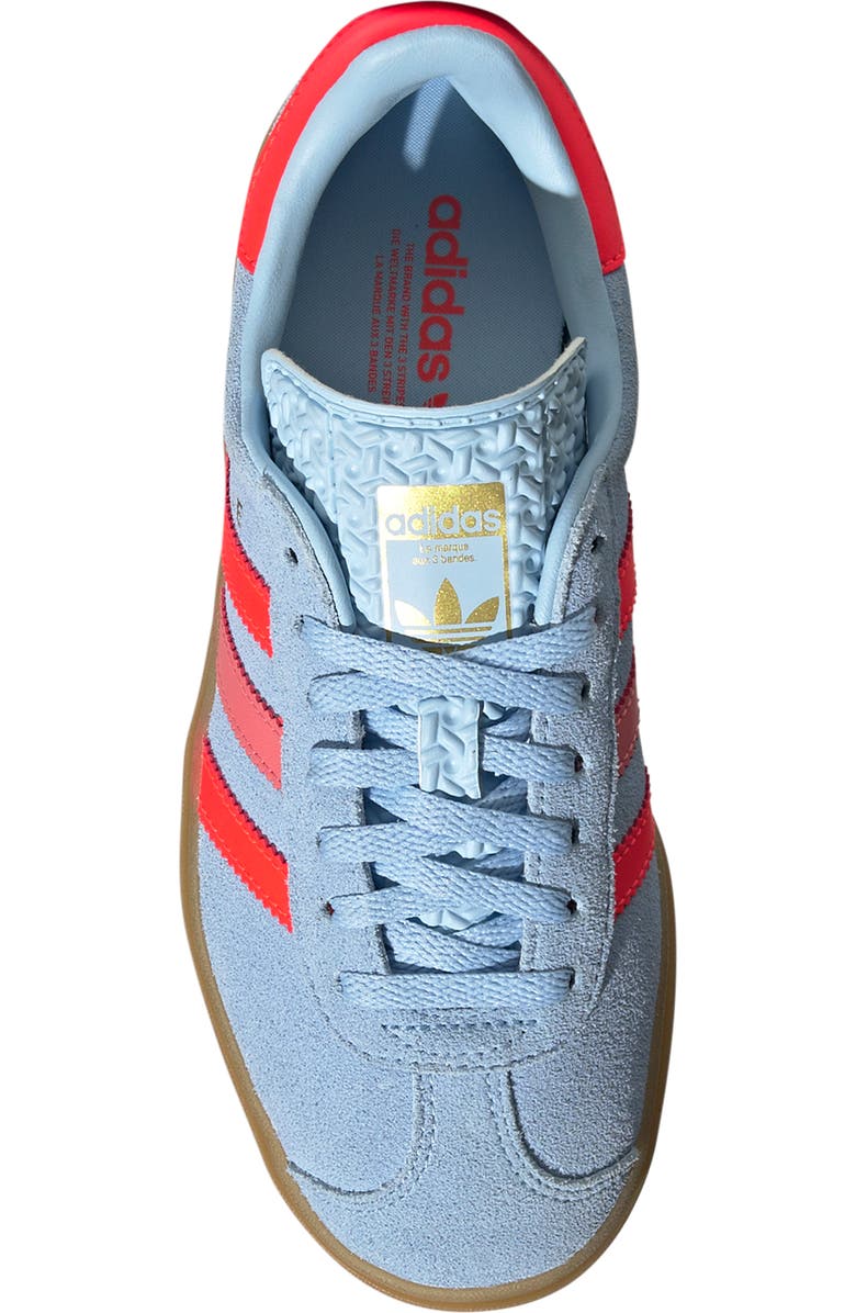 adidas Kids' Gazelle Bold Sneaker, Alternate, color, Clesky/Sol