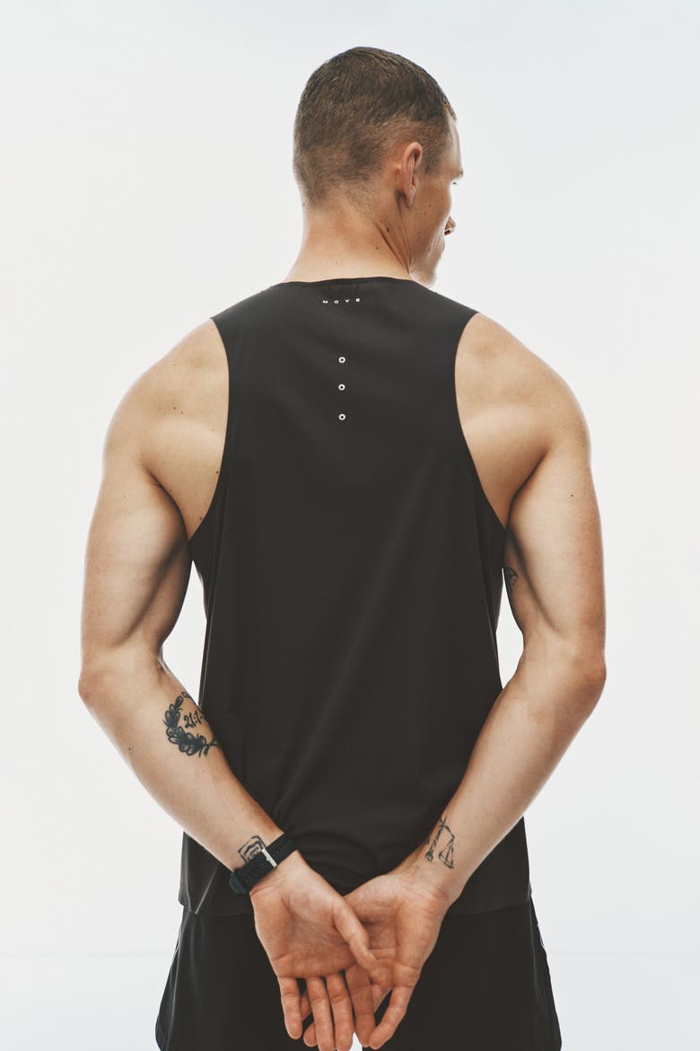 Cooling Lightweight Running Vest Top, Alternate, color, Dark gray