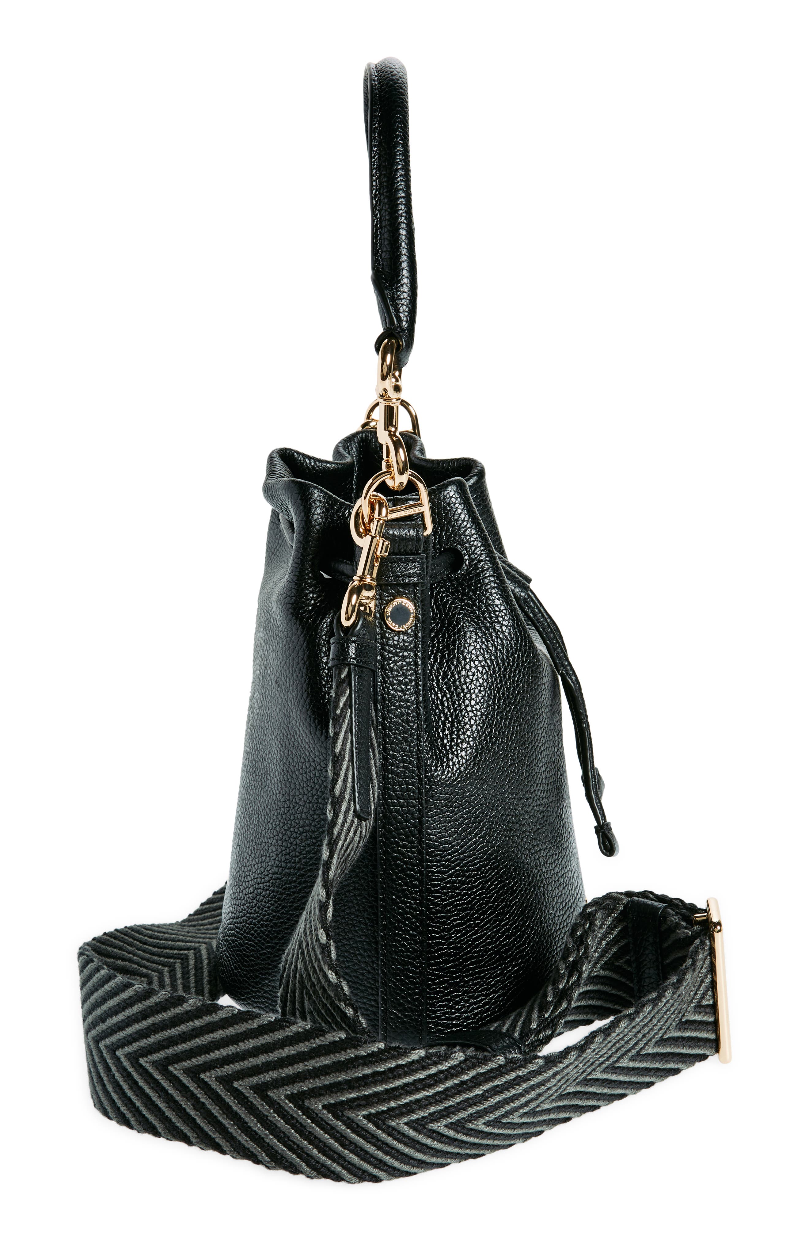 Marc Jacobs Leather Bucket Bag, Alternate, color, 