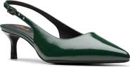Clarks® Zarey Leather Slingback Pump