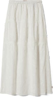 Brixton The Abigail Tiered Cotton Maxi Skirt