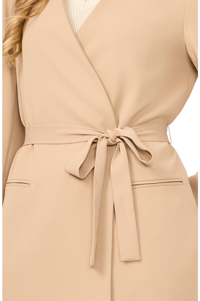 Wrap Blazer, Alternate, color, NOMAD CAMEL