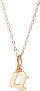 MIRANDA FRYE Sophie Customized Initial Pendant Necklace
