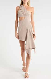 Dash Asymmetric One-Shoulder Dress