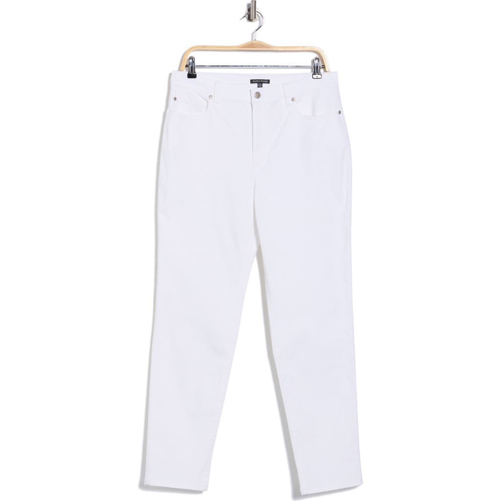 Eileen Fisher Slim Fit Jeans In White