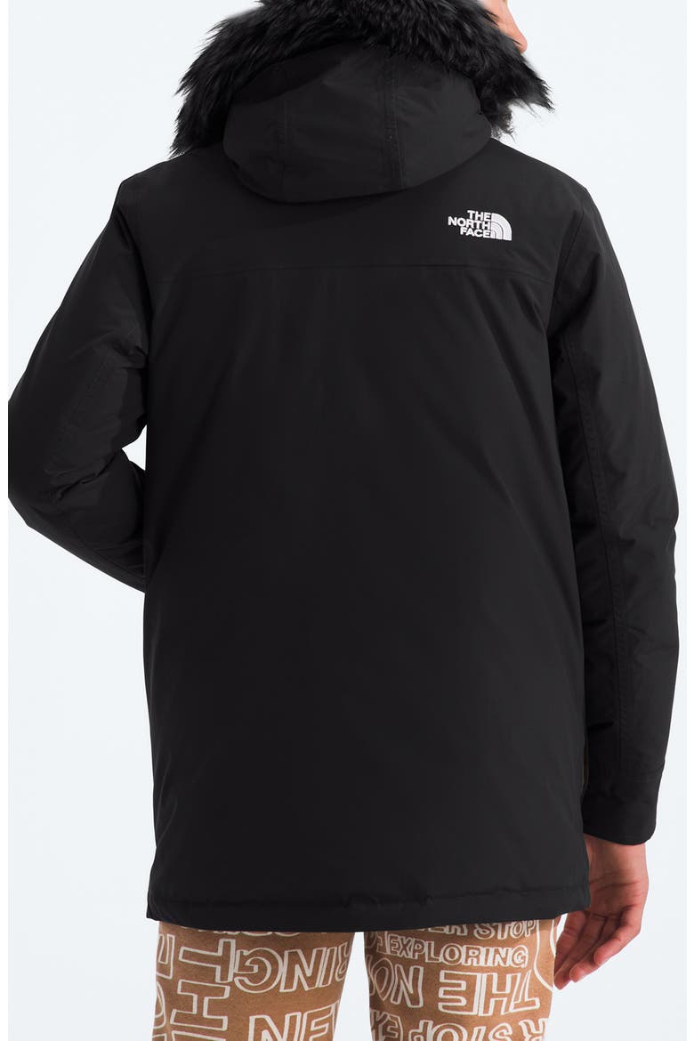 Kids' McMurdo Waterproof 550 Fill Power Down Parka with Faux Fur Trim, Alternate, color, TNF BLACK