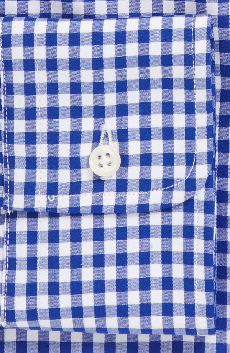 Gitman Regular Fit Cotton Gingham English Spread Collar Dress Shirt, Alternate, color,