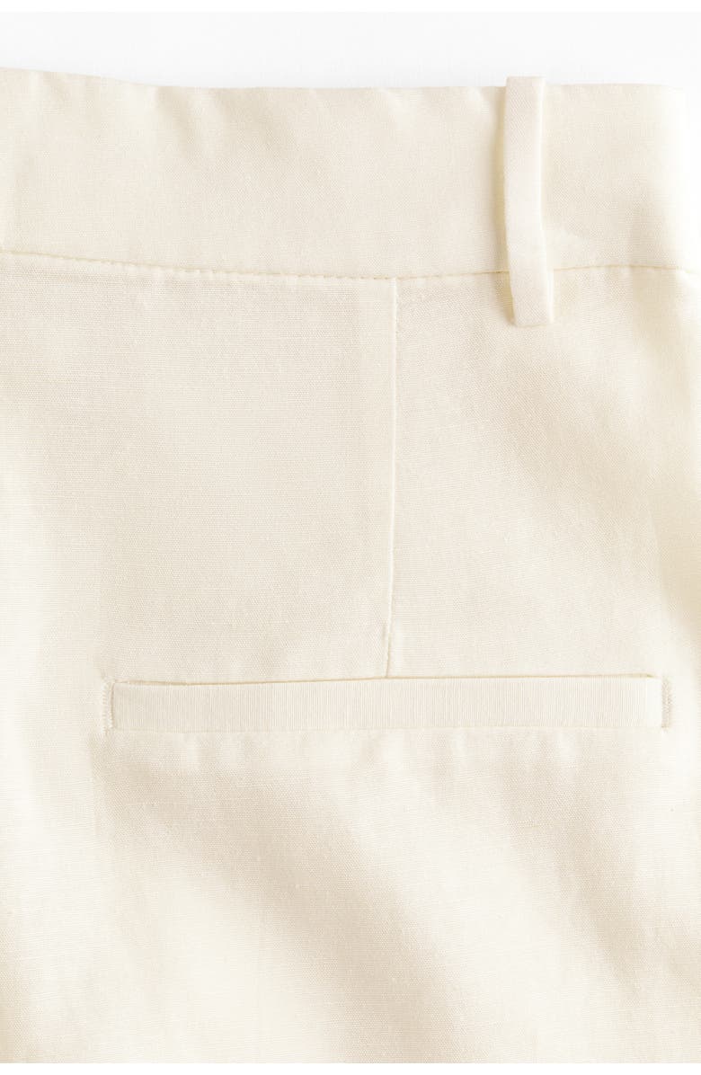 H&M Tailored Linen-blend Shorts, Alternate, color, 