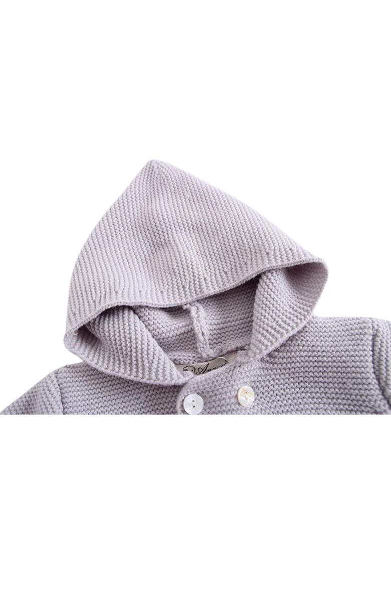 Ashmi & Co. Avery Knit Footie, Alternate, color, Gray