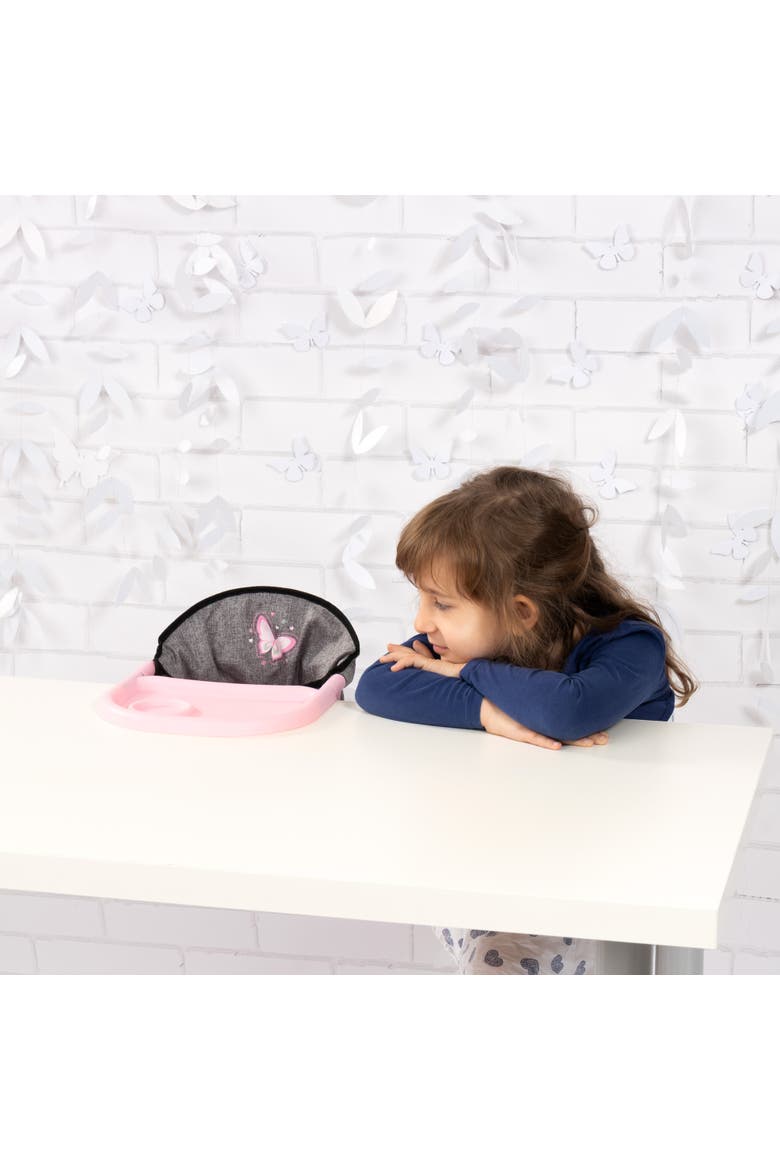 Doll Table Seat, Attaches To Table, Accessory For Dolls Up To 18 Inches, Kids 3+, Alternate, color, Multicolored