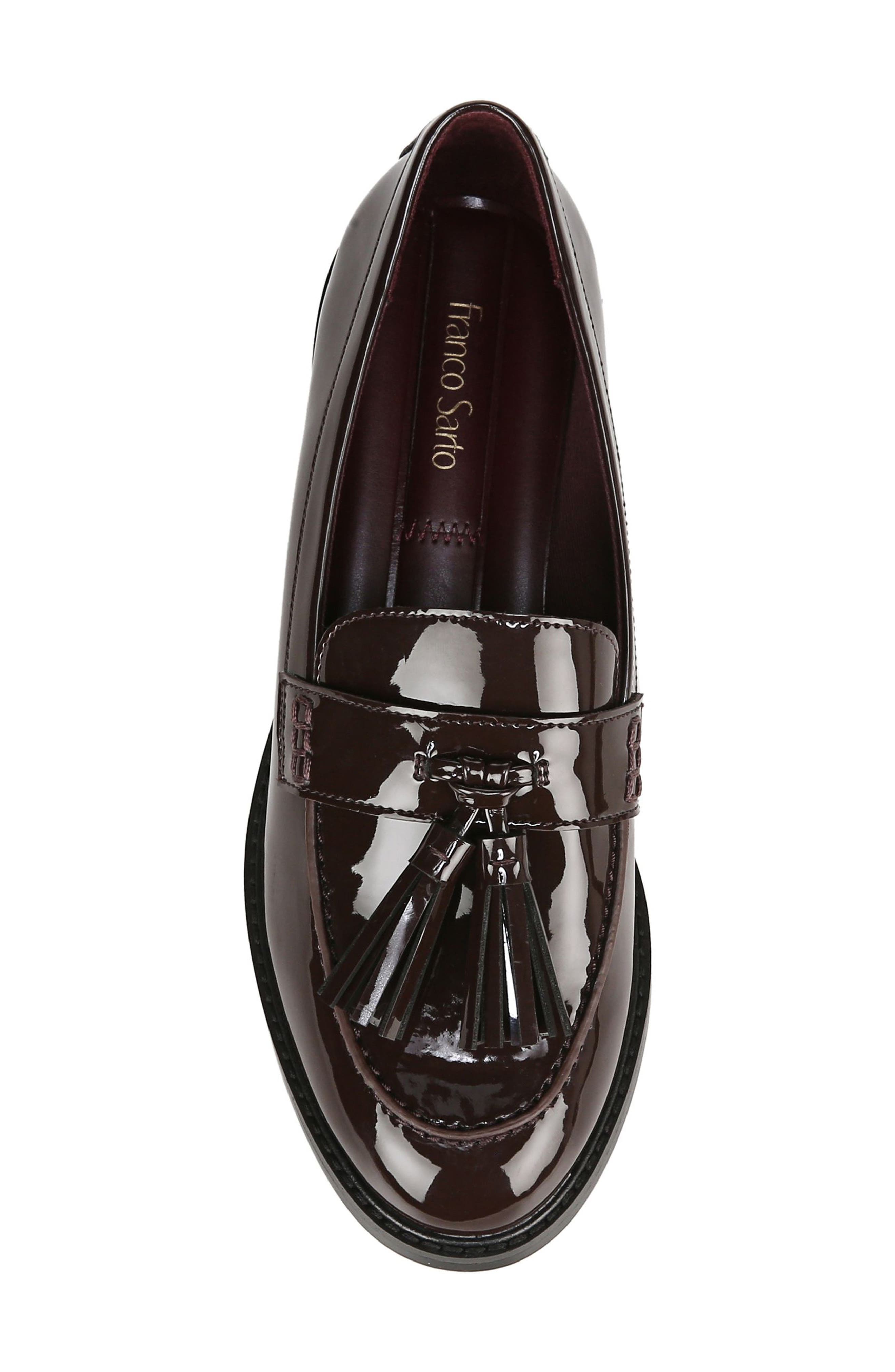 Carolyn Low Tassel Loafer, Alternate, color, BROWN