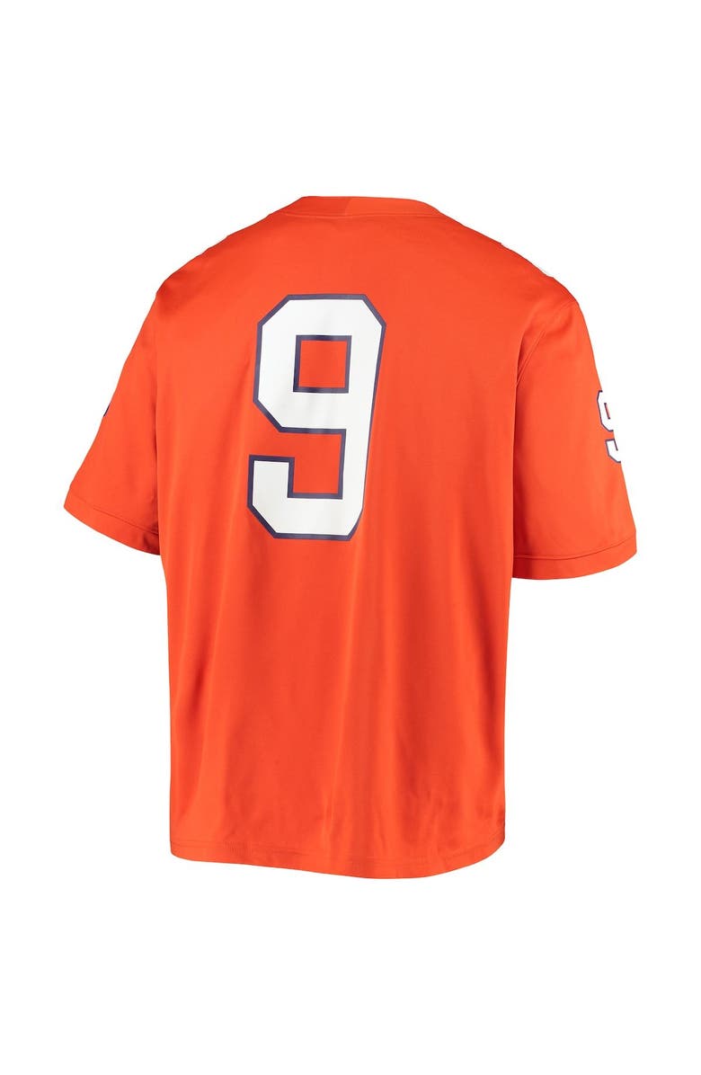 Nike Men's Nike #9 Orange Clemson Tigers Game Jersey, Alternate, color,