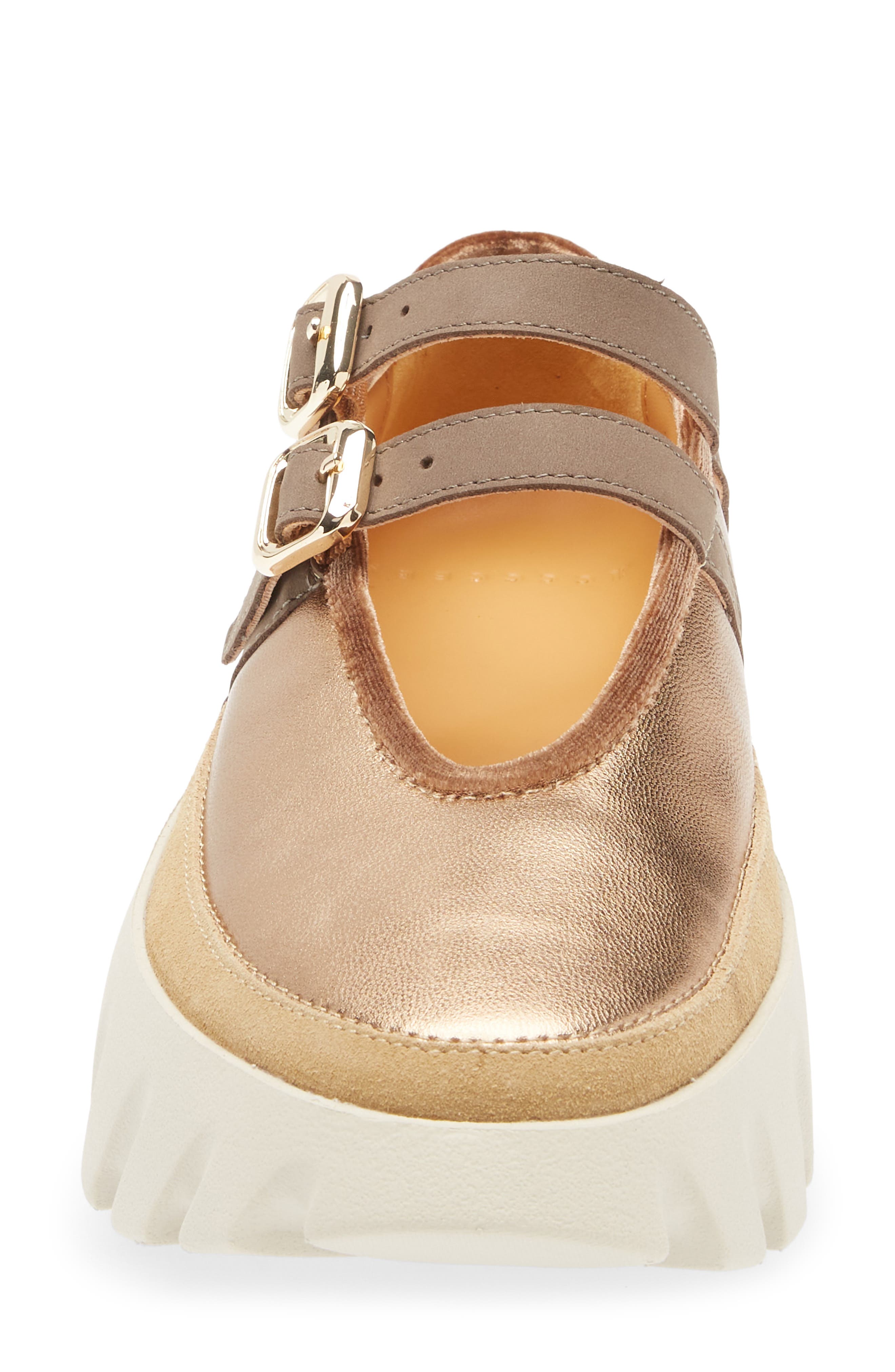 Tura Ballet Platform Loafer, Alternate, color, BRASS